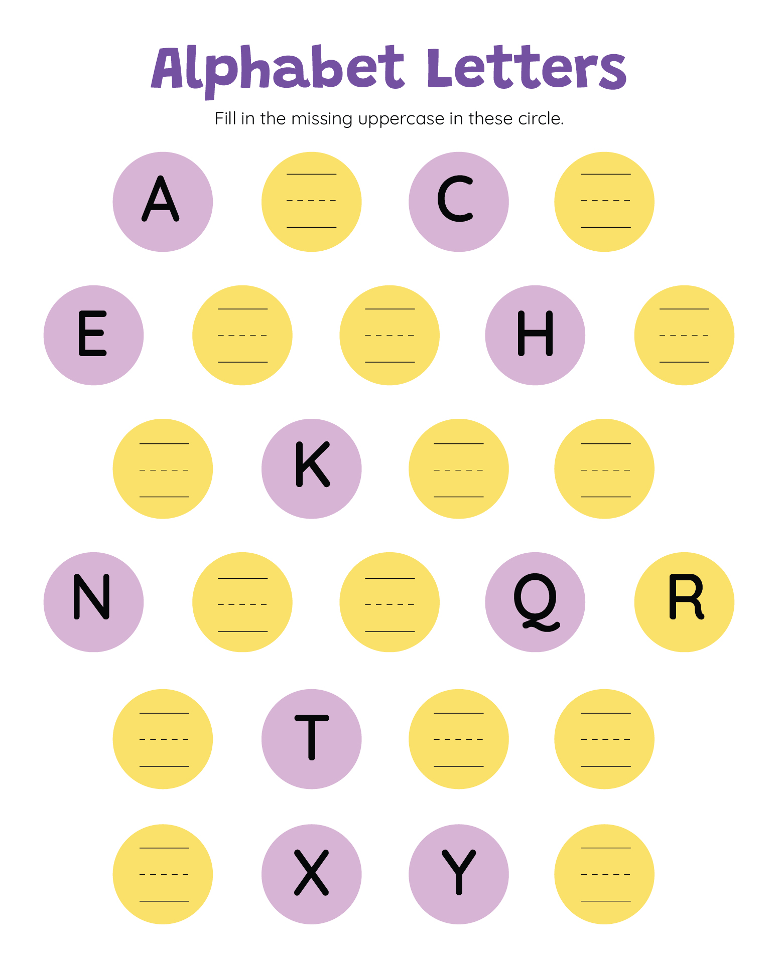 Blank Printable Alphabet Letters for Preschool Blank Printable Alphabet Letters for Preschool