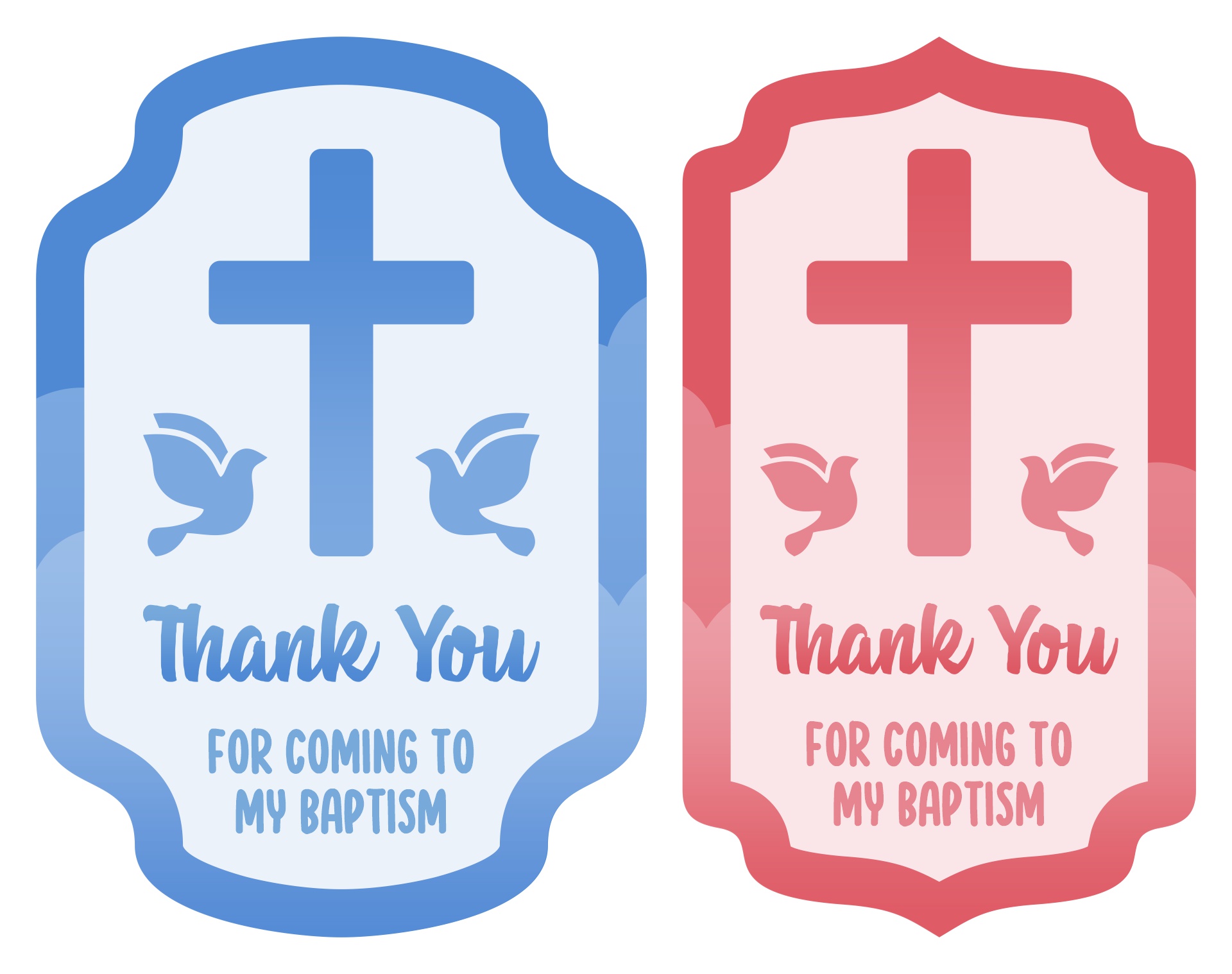 Boy Baptism Favor Tags Printable Boy Baptism Favor Tags Printable