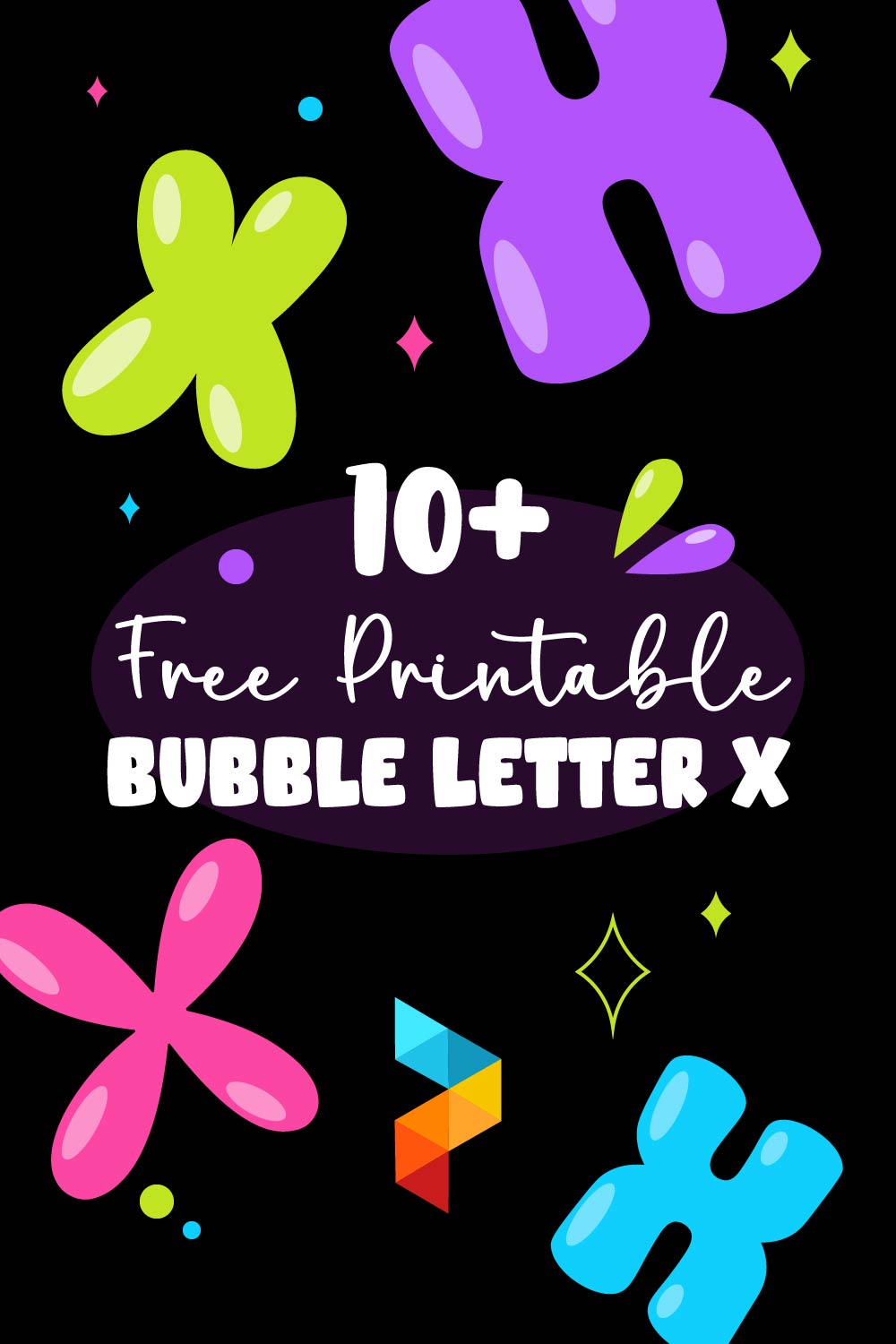 Bubble Letter X