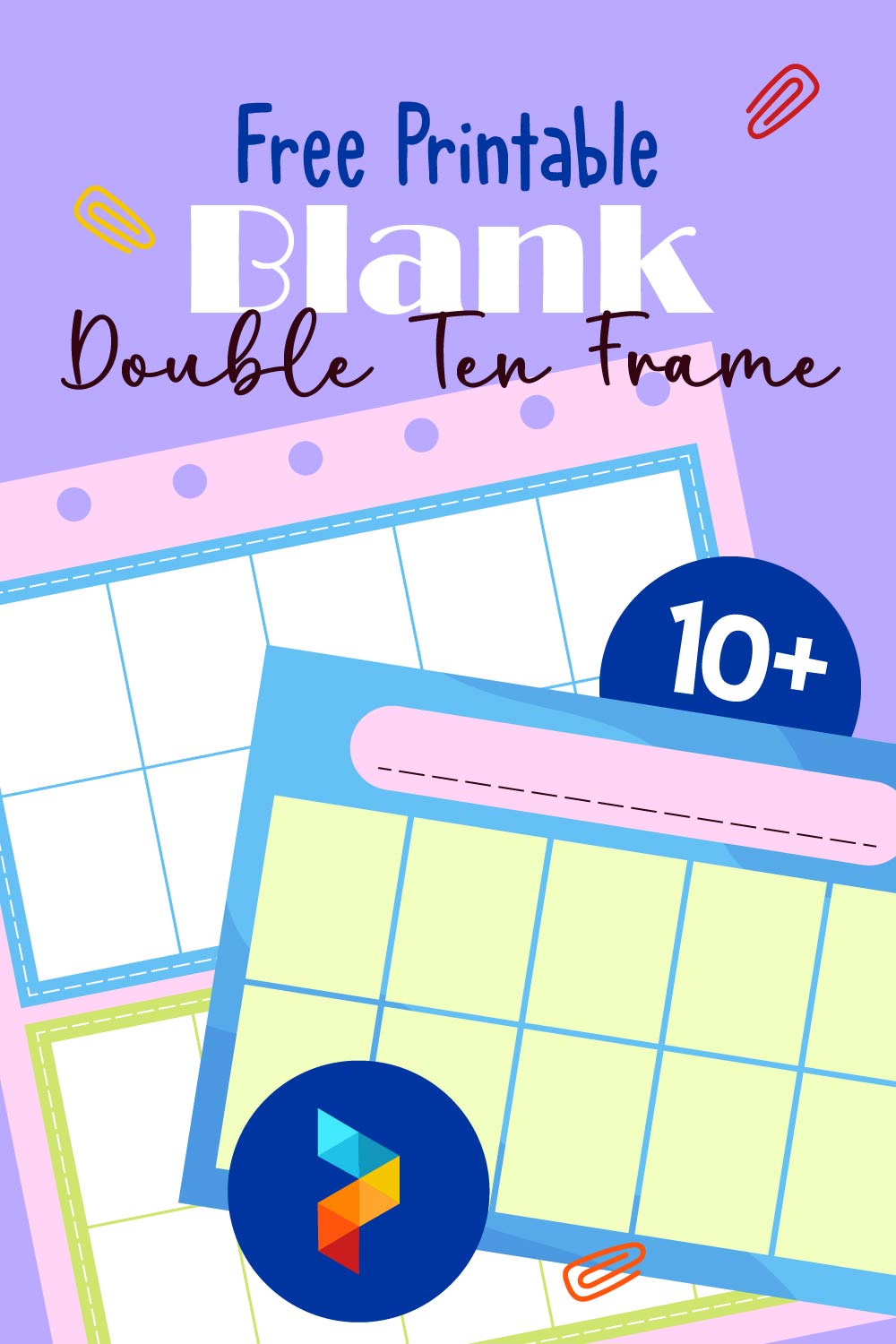 Blank Double Ten Frame Printable