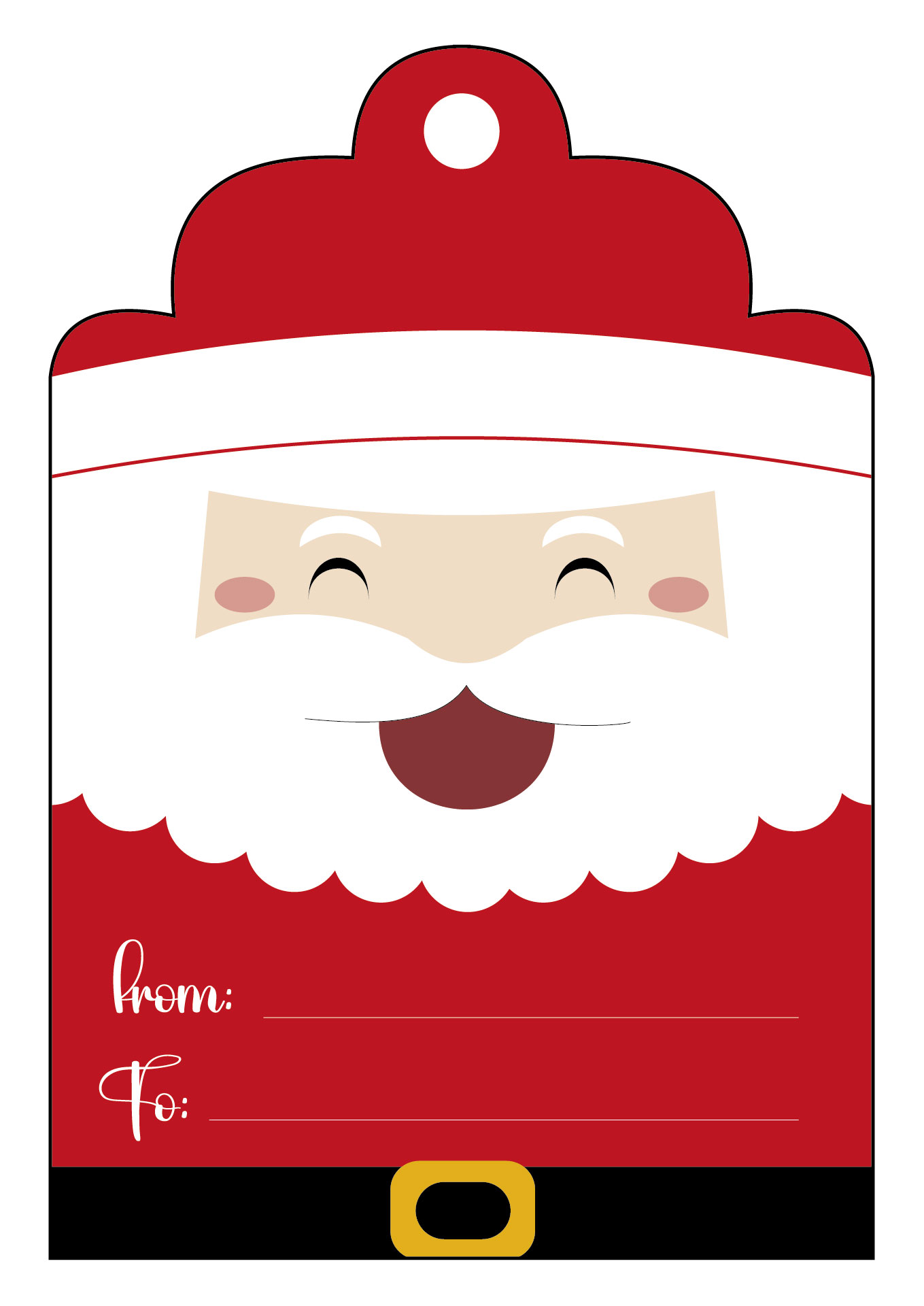 Giant Printable Christmas Gift Tags Giant Printable Christmas Gift Tags
