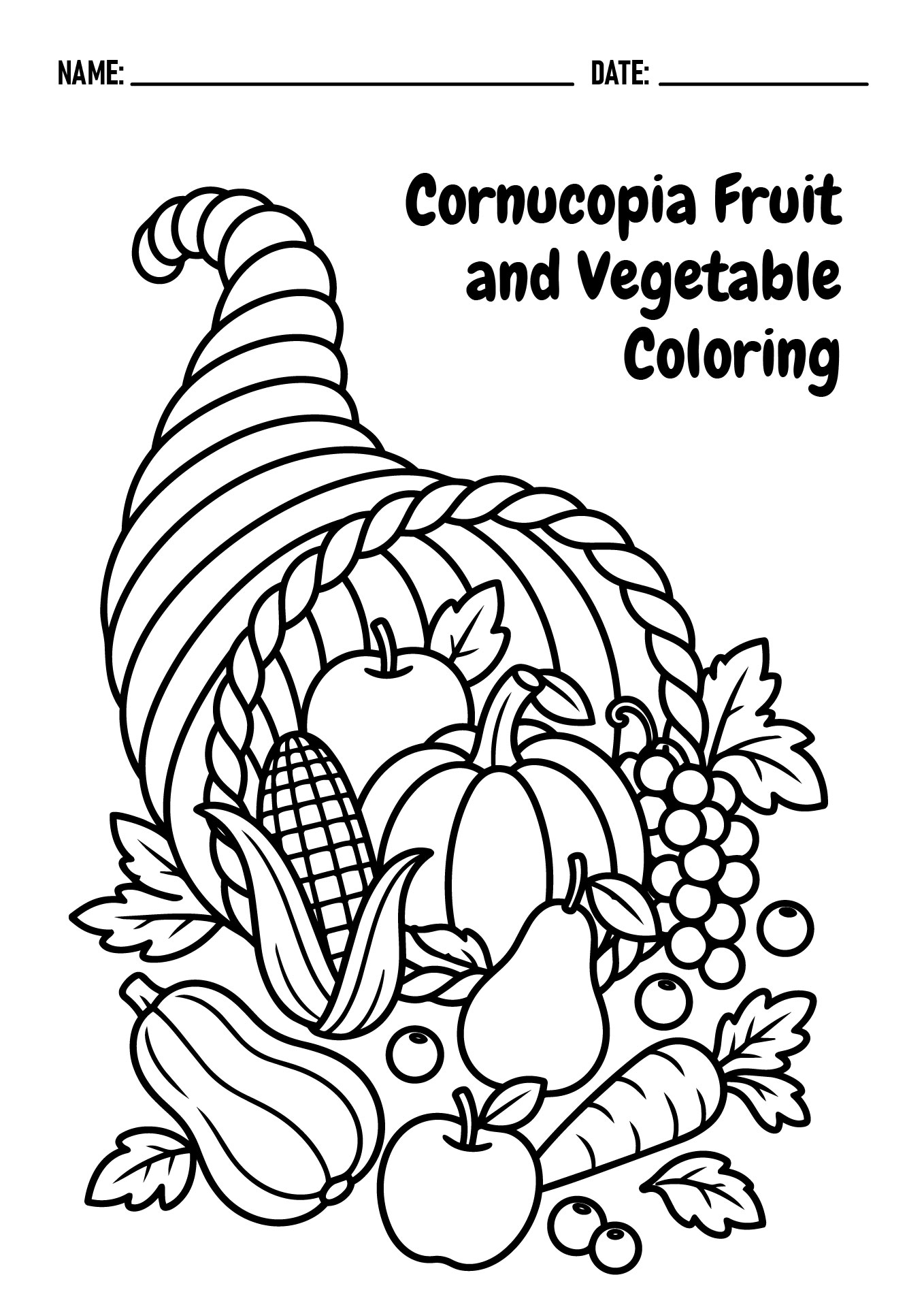 Kids Cornucopia Fruit and Vegetable Worksheets Kids Cornucopia Fruit and Vegetable Worksheets