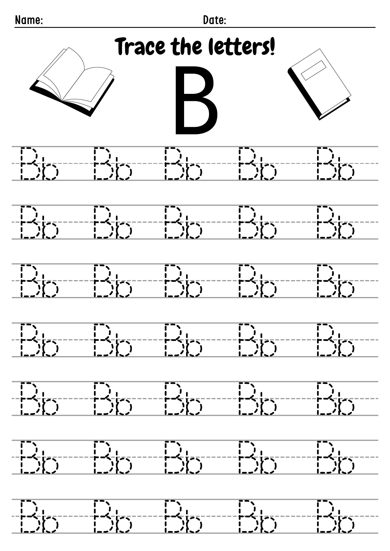 Kindergarten Letter Tracing Activities Kindergarten Letter Tracing Activities