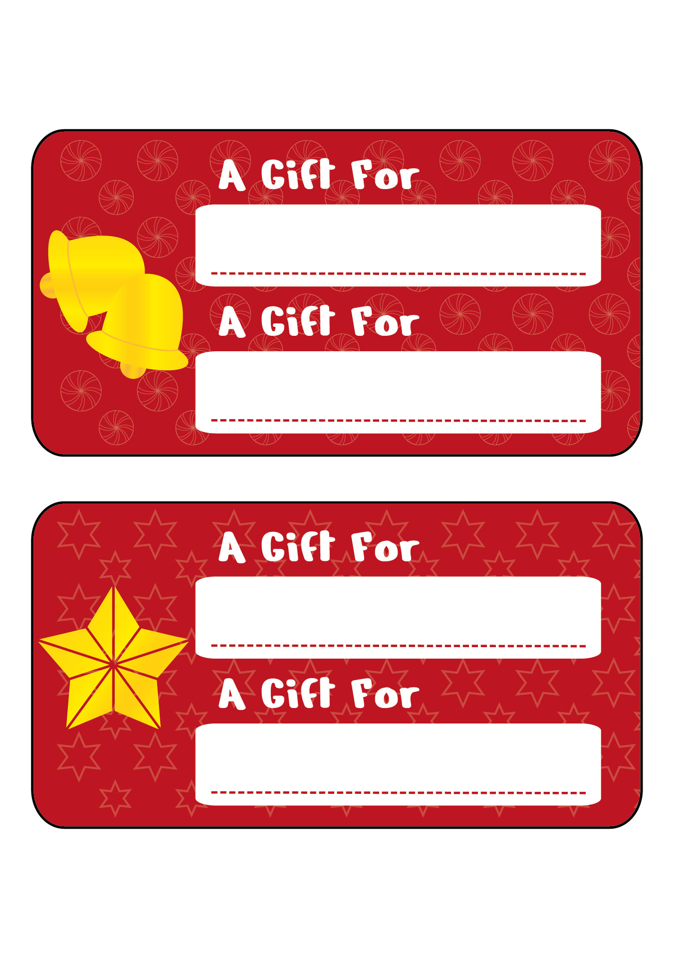 Large Printable Tags for Christmas Presents Large Printable Tags for Christmas Presents