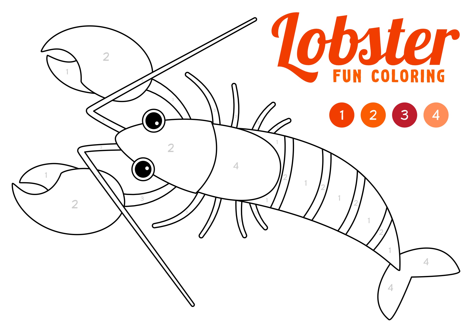 Ocean Animals Color by Number Printables Ocean Animals Color by Number Printables