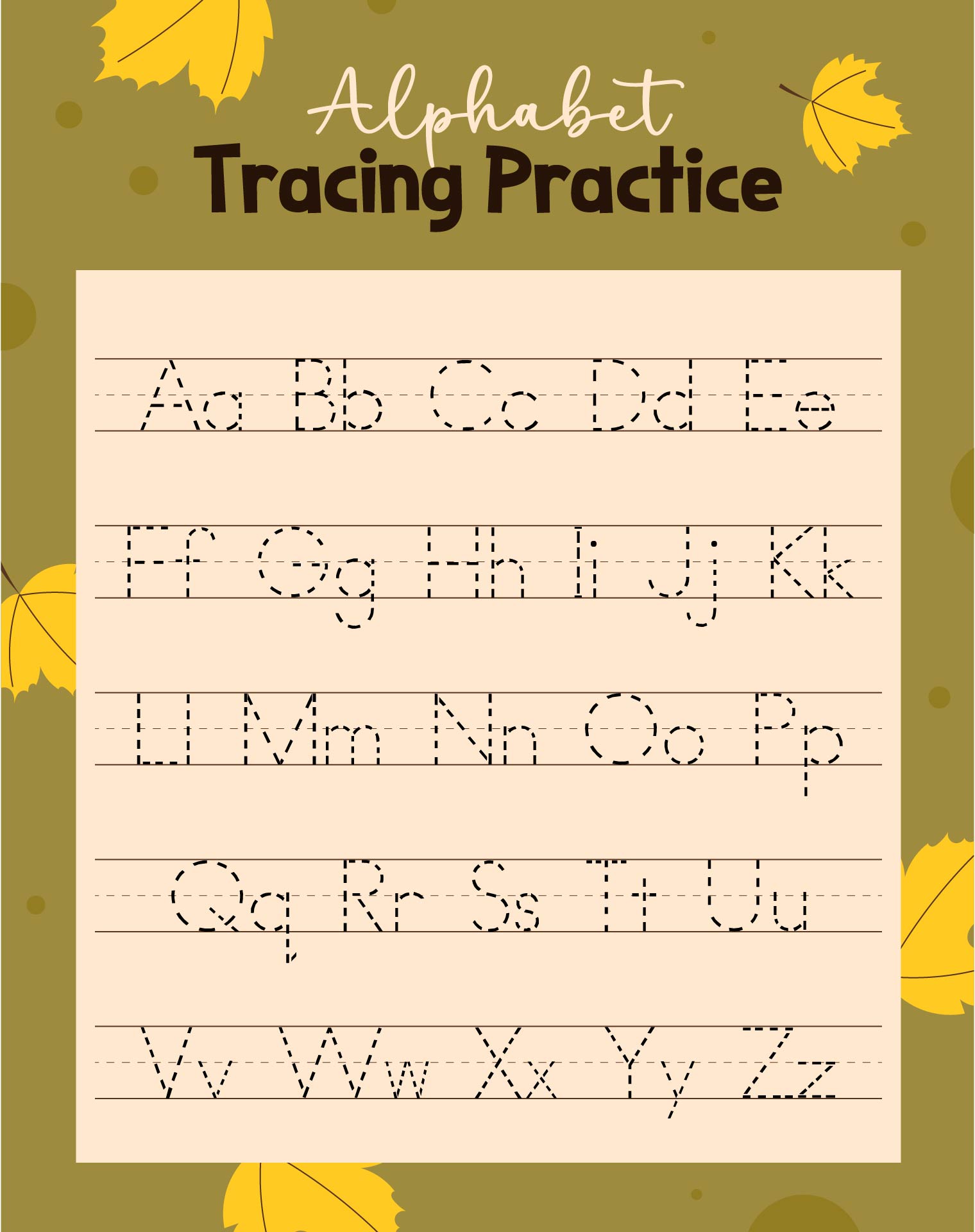 Preschool A to Z Learning Printables Preschool A to Z Learning Printables