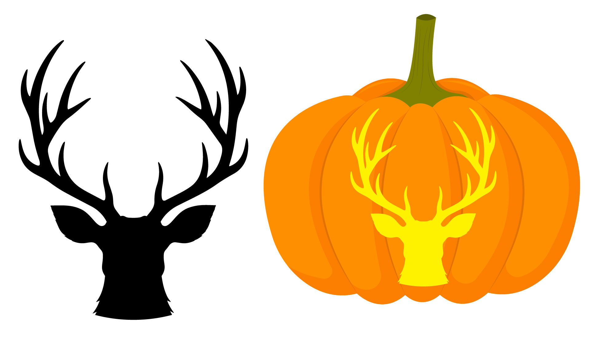 Printable Buck Pumpkin Carving Patterns Printable Buck Pumpkin Carving Patterns