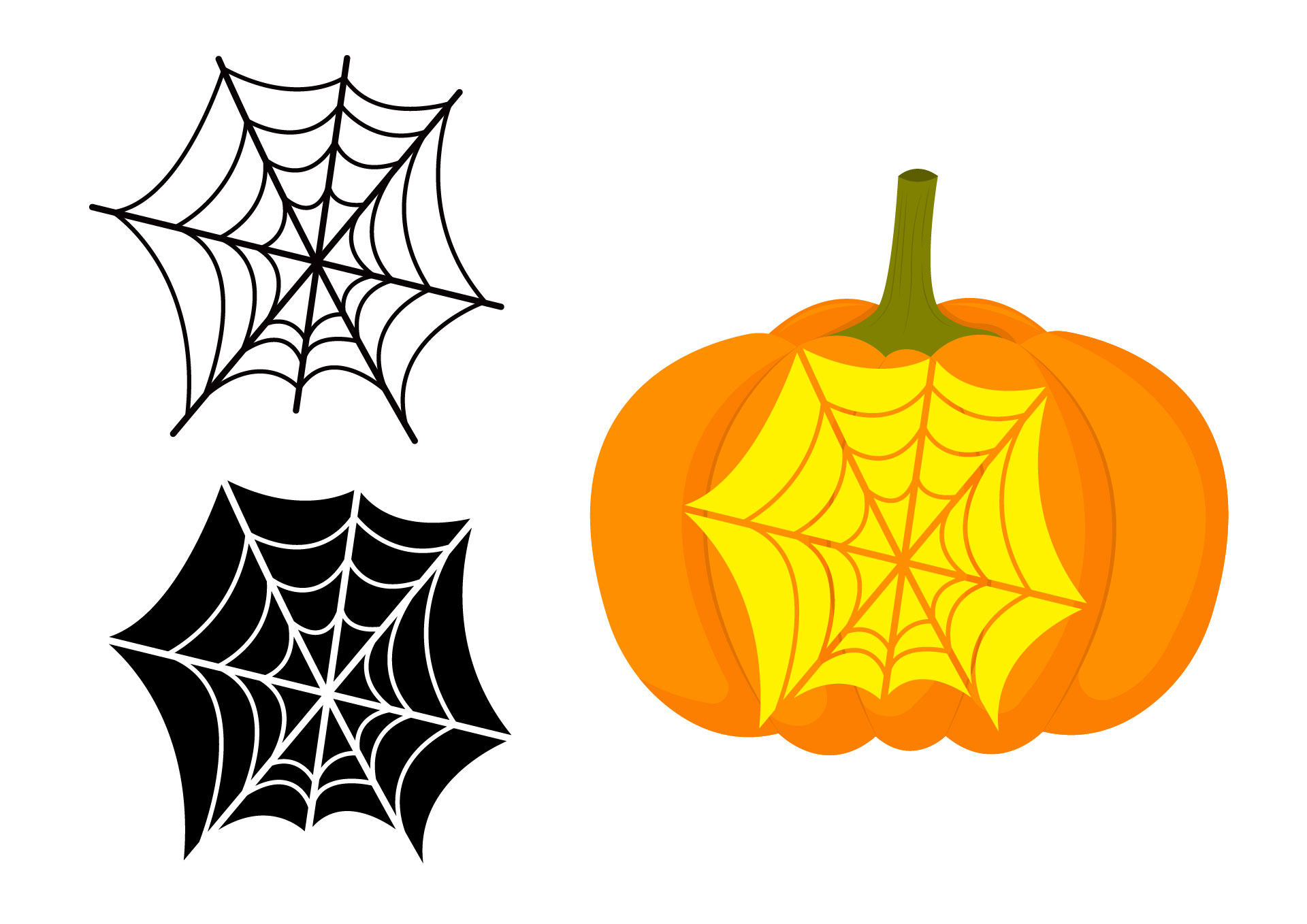 Printable Pumpkin Carving Patterns Spider Web