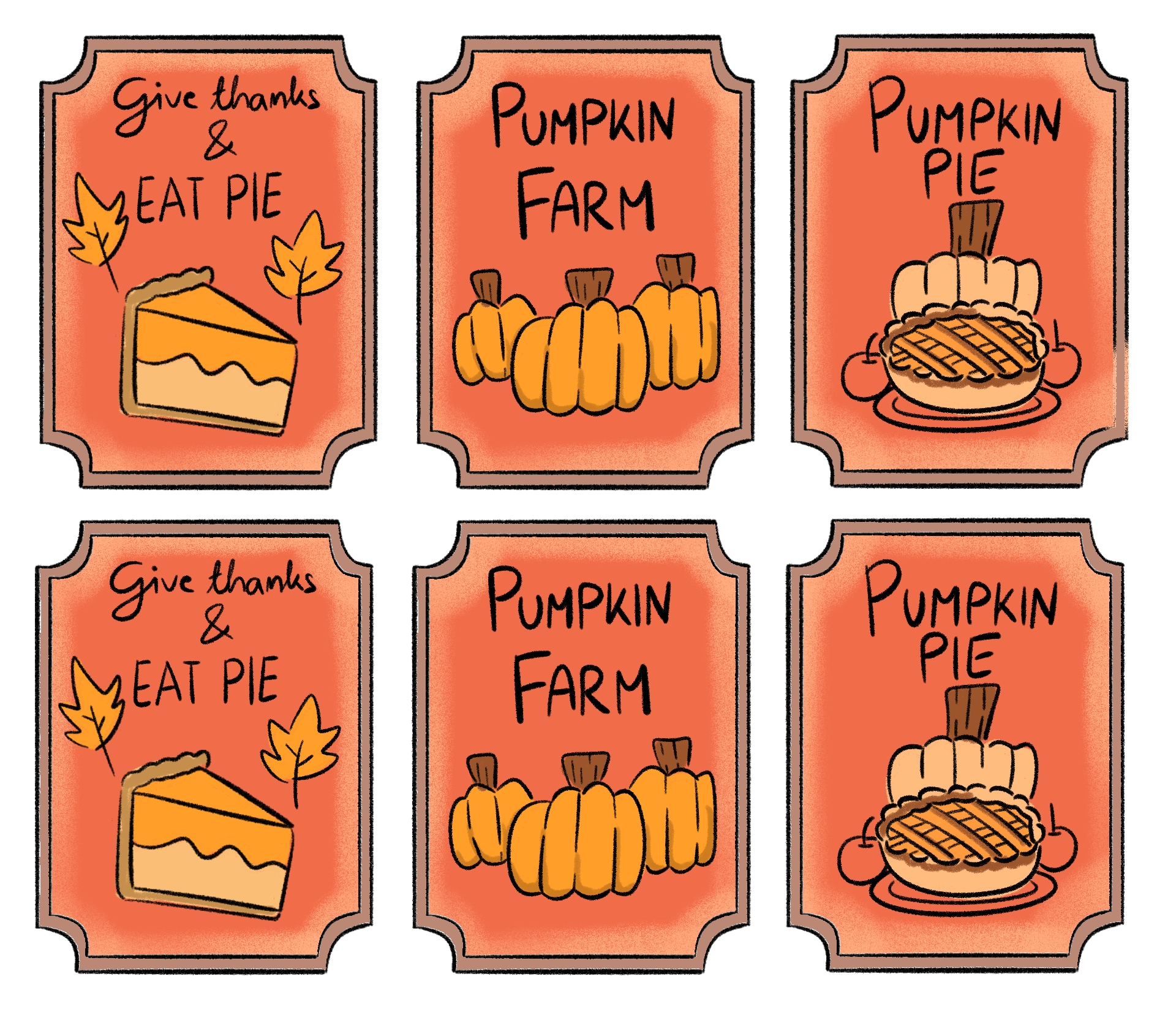 Printable Pumpkin Labels for Jars Printable Pumpkin Labels for Jars