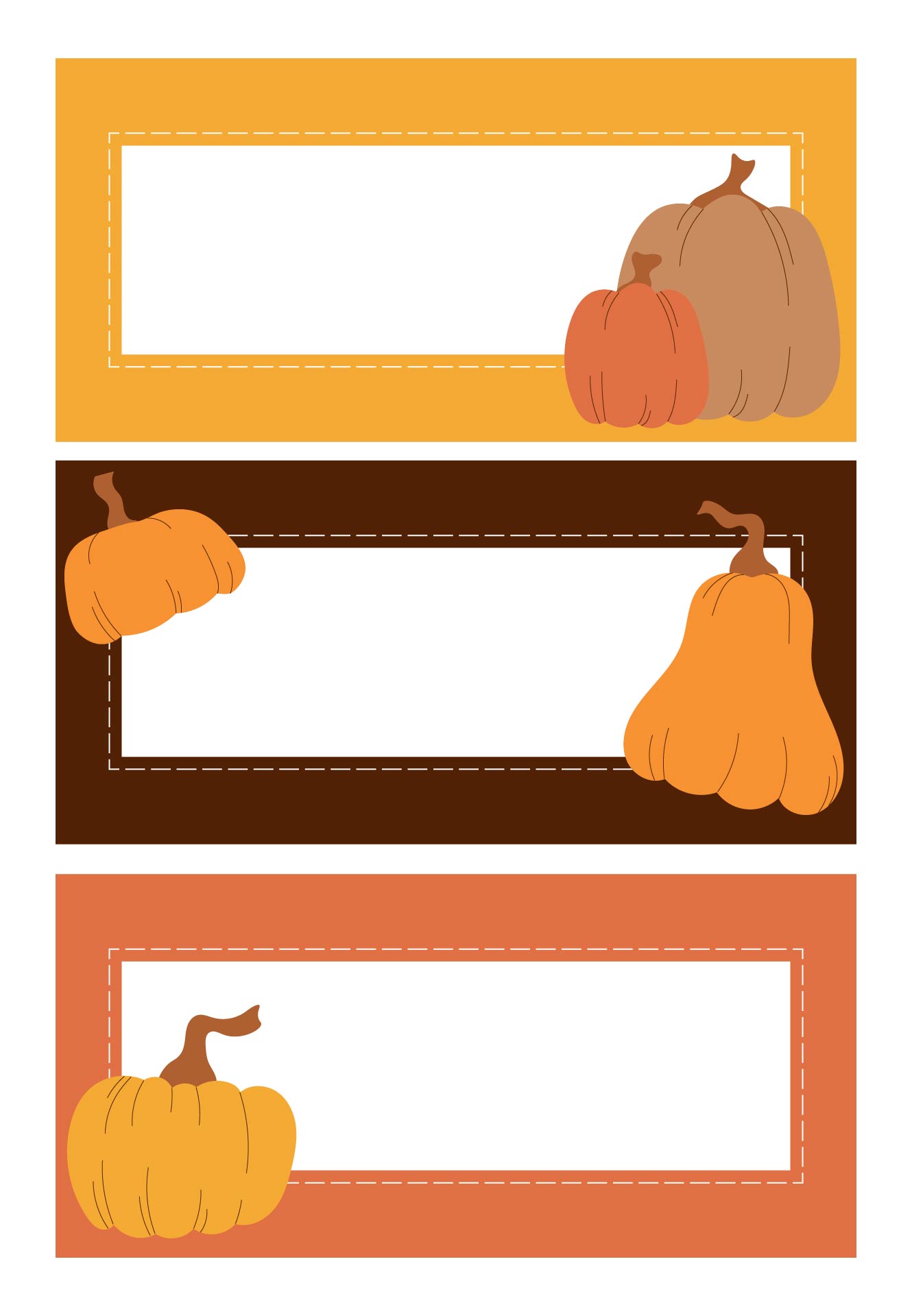 Pumpkin Name Tags for Parties Pumpkin Name Tags for Parties