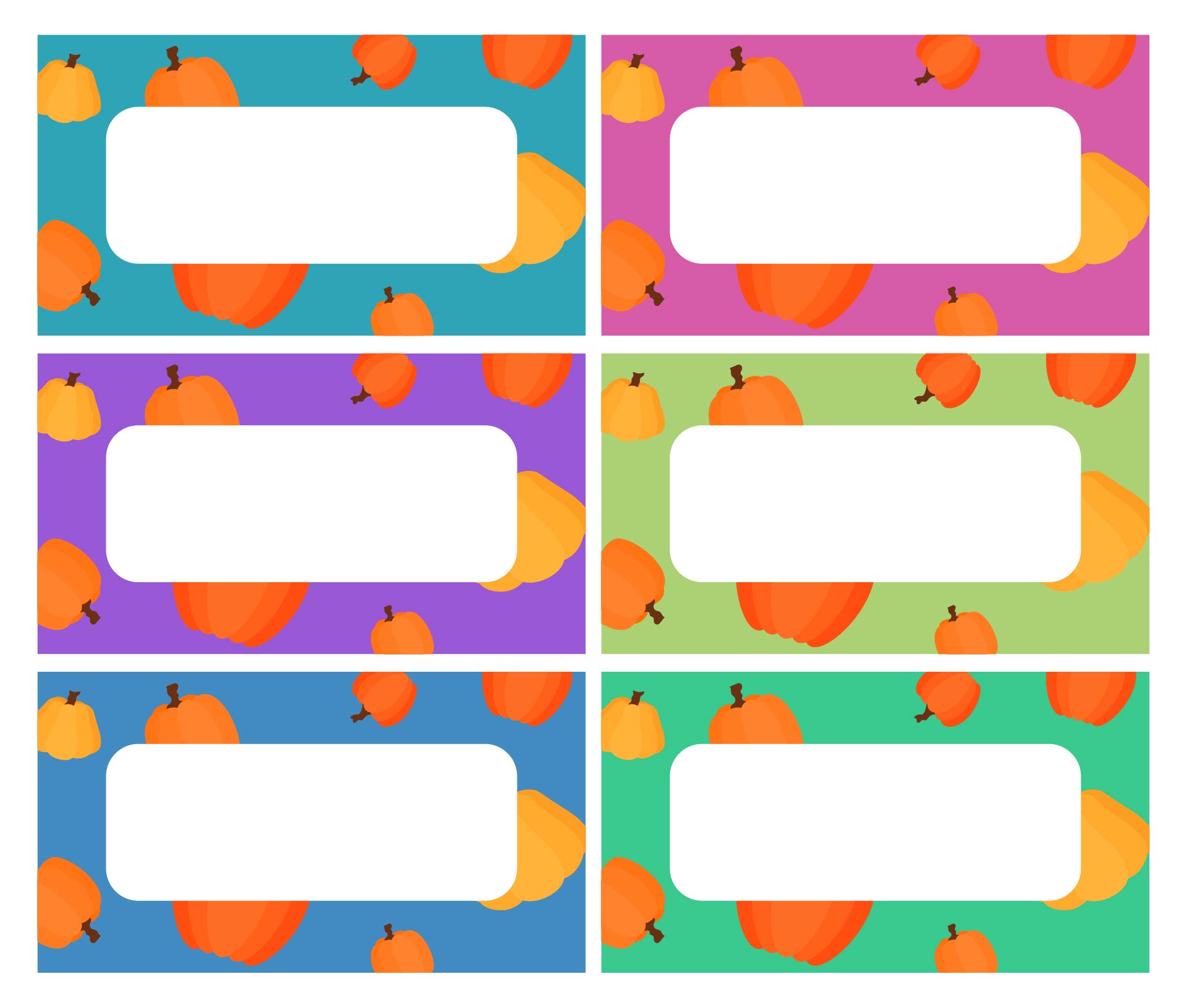 Thanksgiving Pumpkin Name Tags Printable Thanksgiving Pumpkin Name Tags Printable