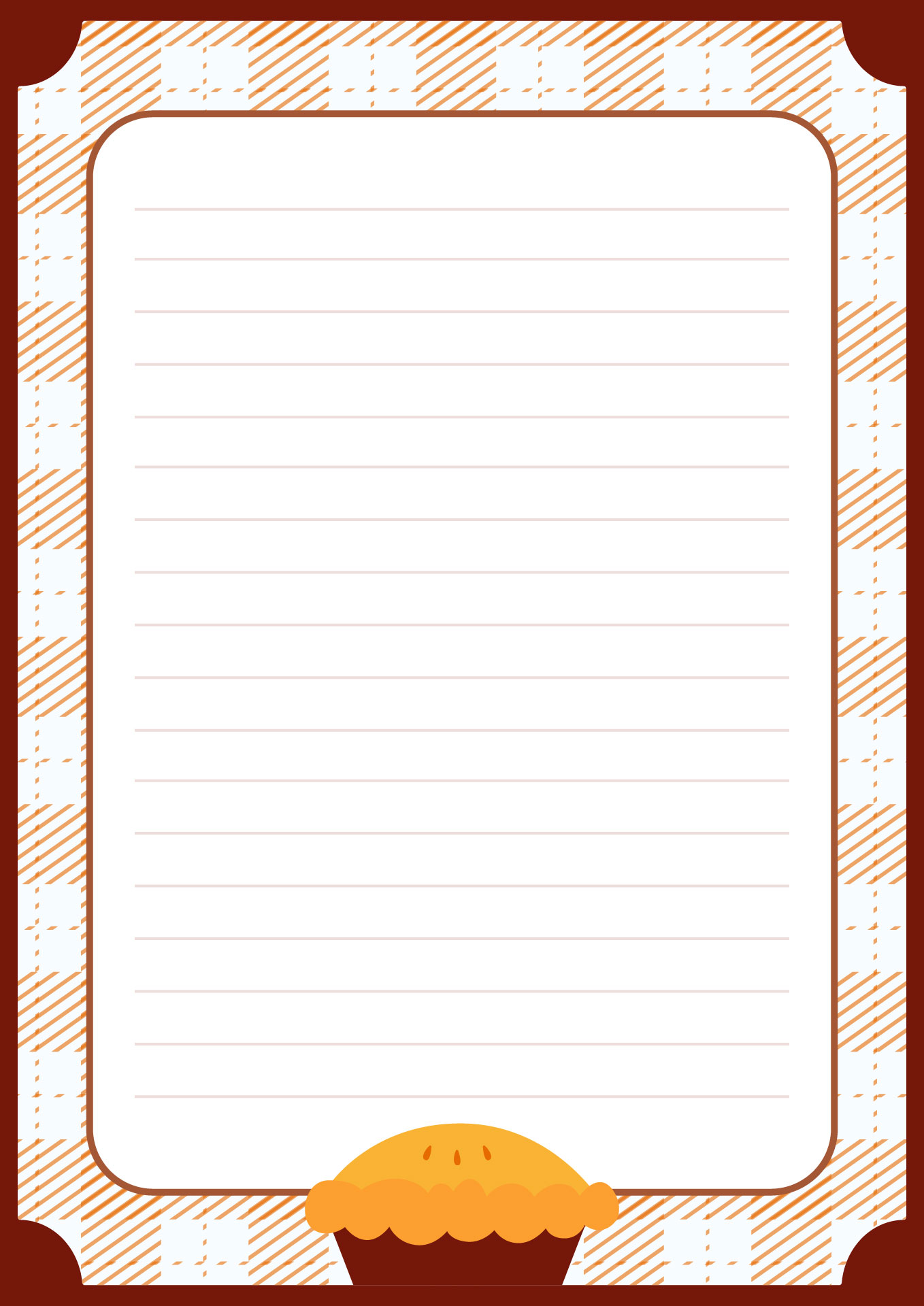 Thanksgiving Themed Writing Paper for Schools Thanksgiving Themed Writing Paper for Schools