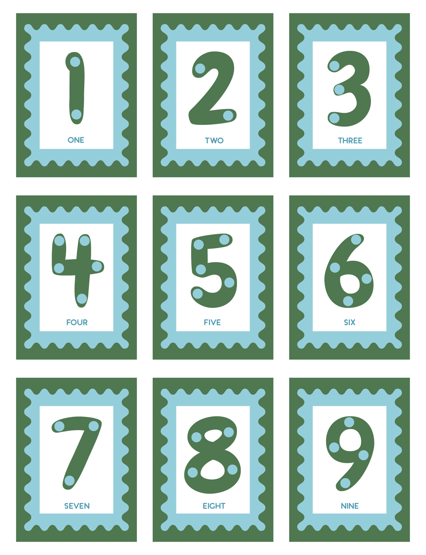 Touchpoint Math Number Cards for Kindergarten Touchpoint Math Number Cards for Kindergarten