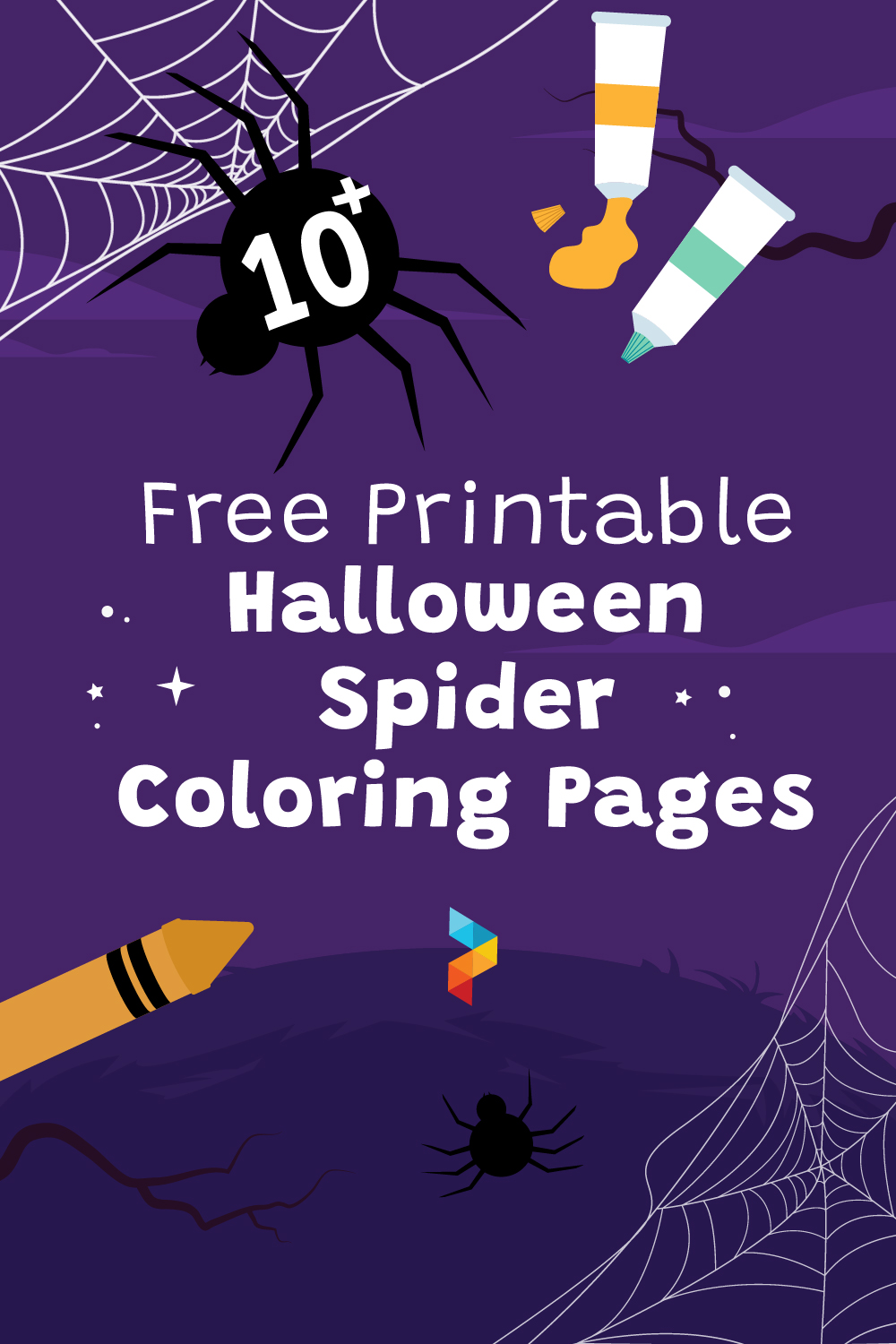 Halloween Spider Coloring Pages Halloween Spider Coloring Pages