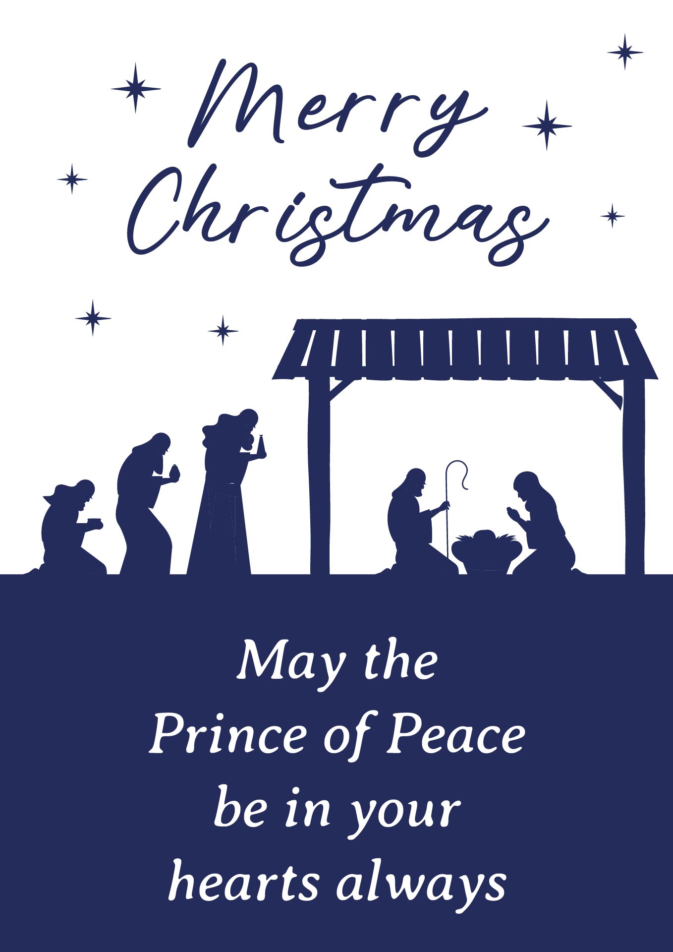 Christian Nativity Scene Christmas Cards Printable Christian Nativity Scene Christmas Cards Printable