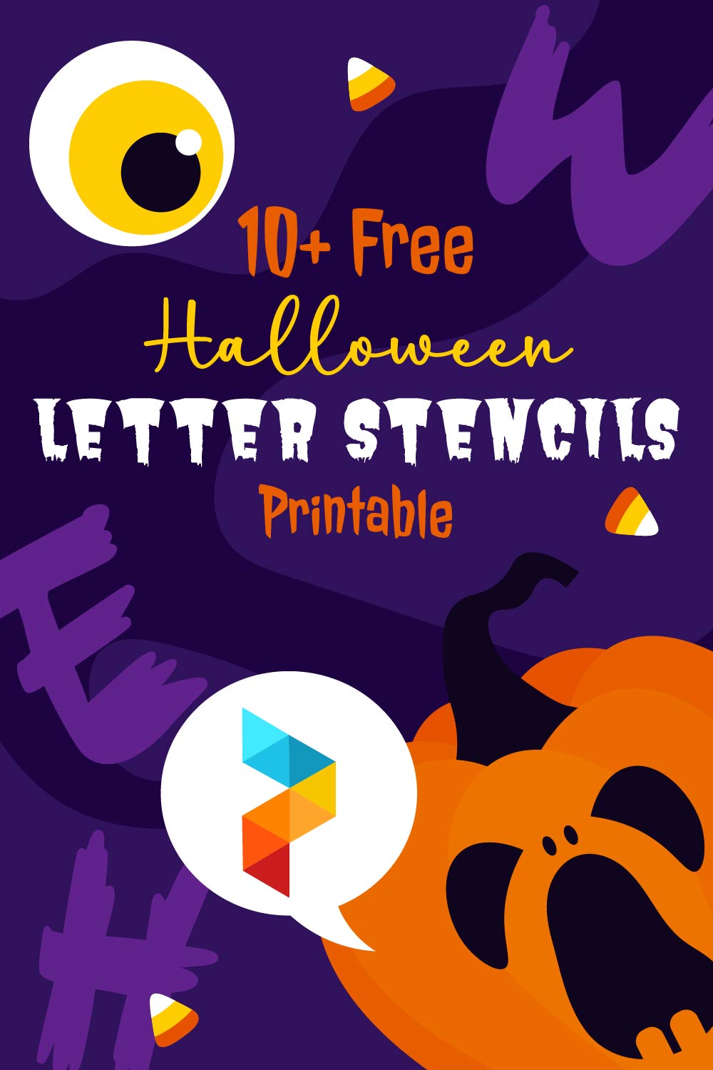 Halloween Letter Stencils