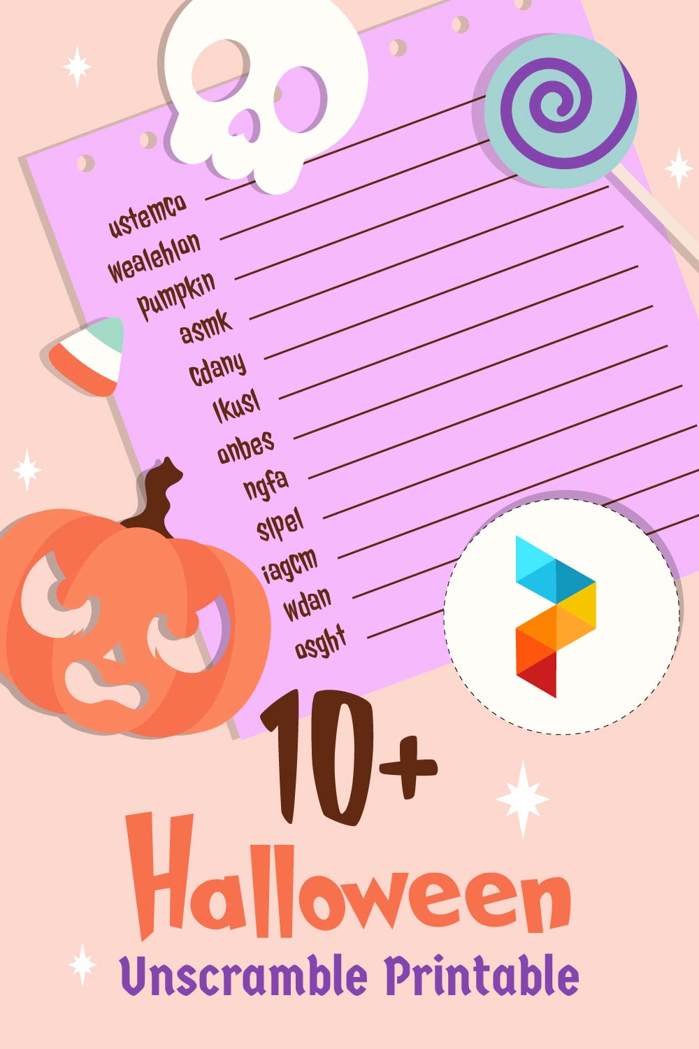 Halloween Unscramble