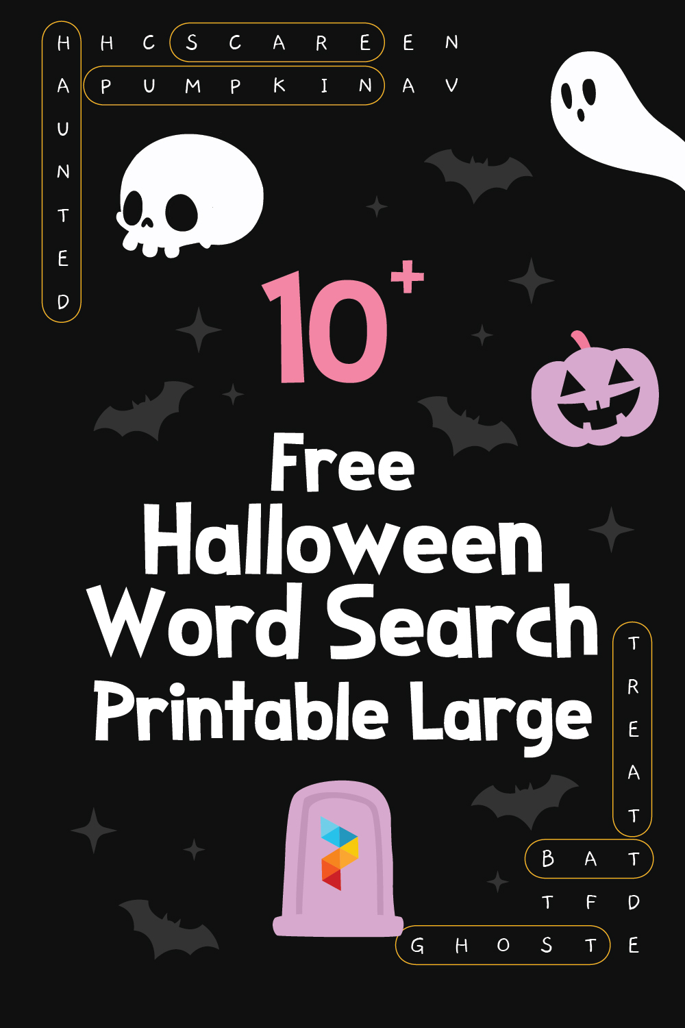 Halloween Word Search  Large