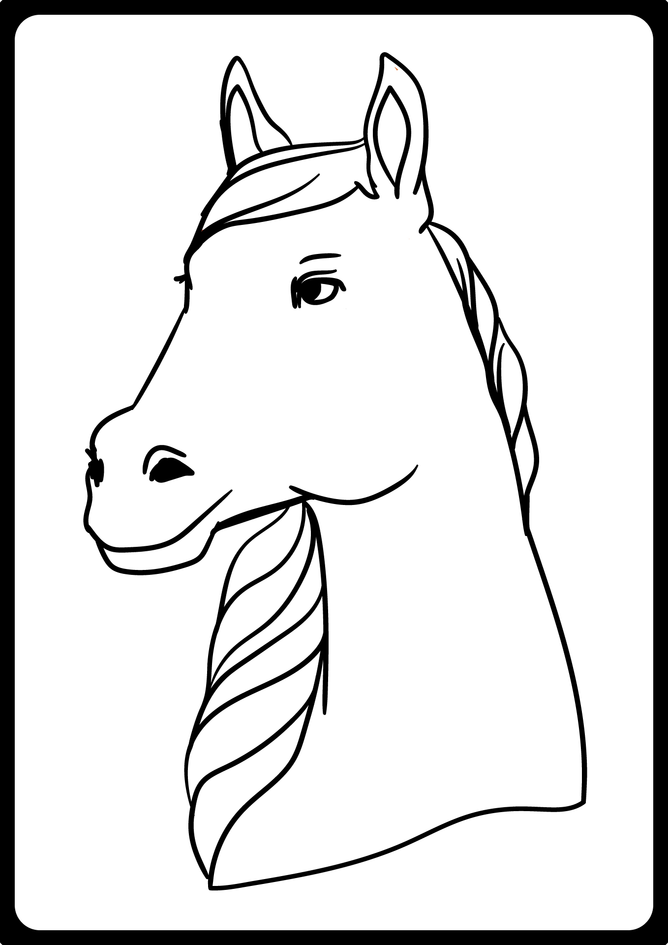 Kids Horse Face Activity Sheets Kids Horse Face Activity Sheets