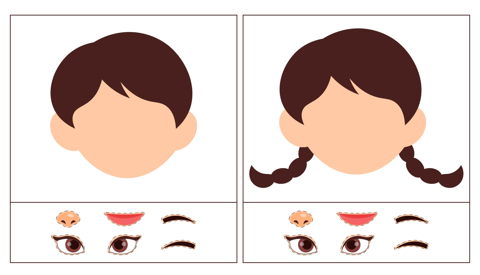 Preschool Face Parts Printables Preschool Face Parts Printables
