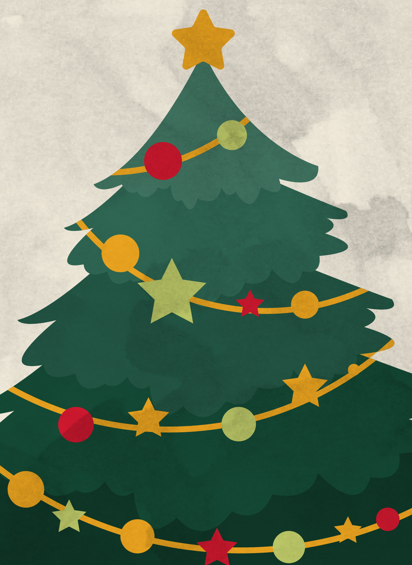 Printable Christmas Tree Watercolor Paintings Printable Christmas Tree Watercolor Paintings