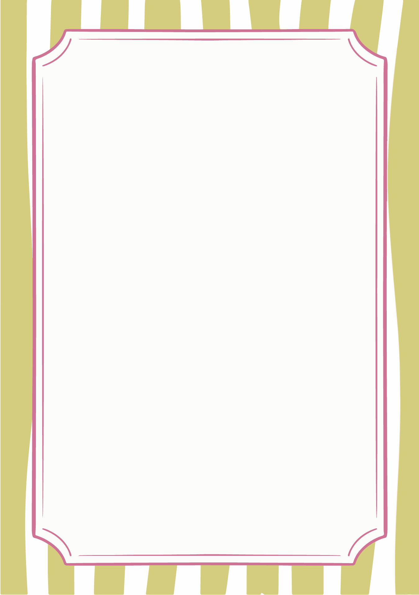Printable Greeting Paper Frame Printable Greeting Paper Frame