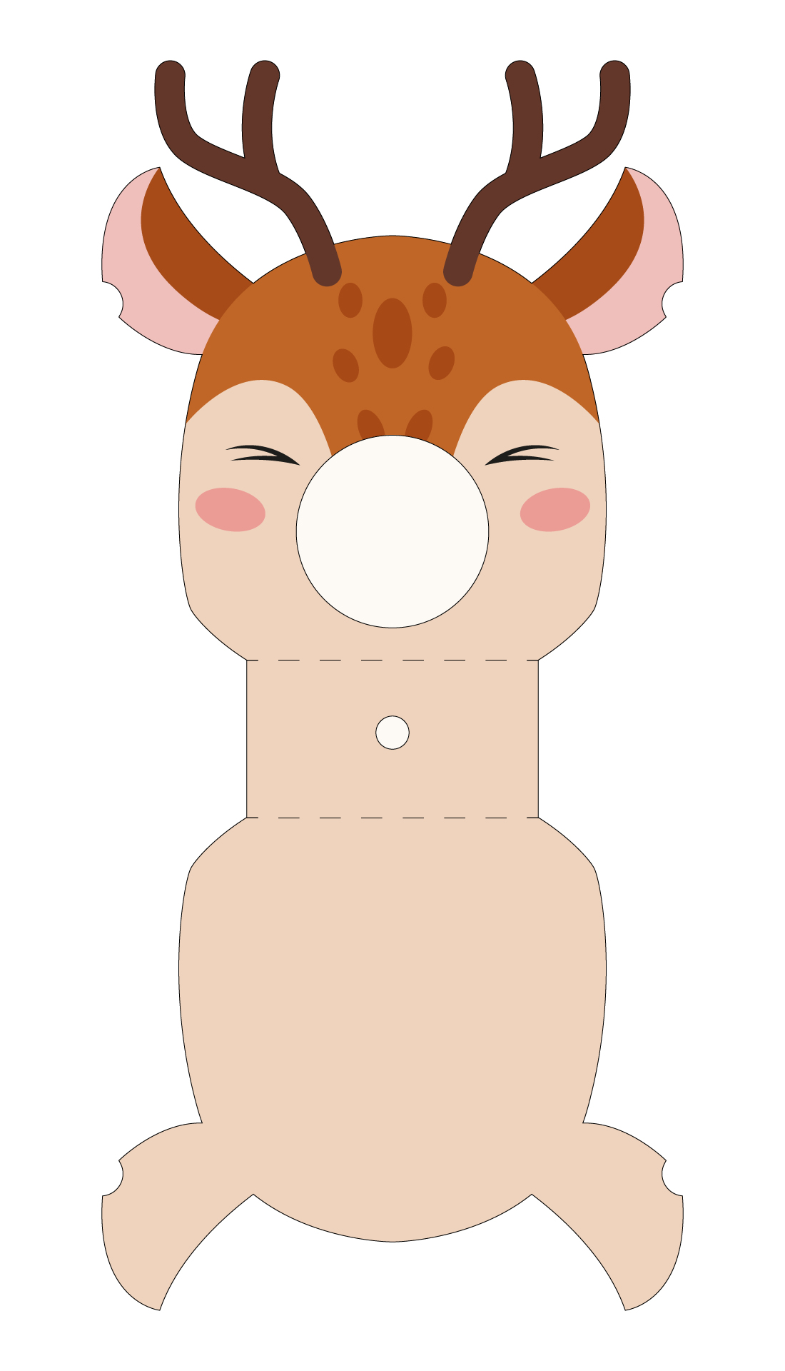 Printable Reindeer Candy Sleeve for Winter Festivities Printable Reindeer Candy Sleeve for Winter Festivities