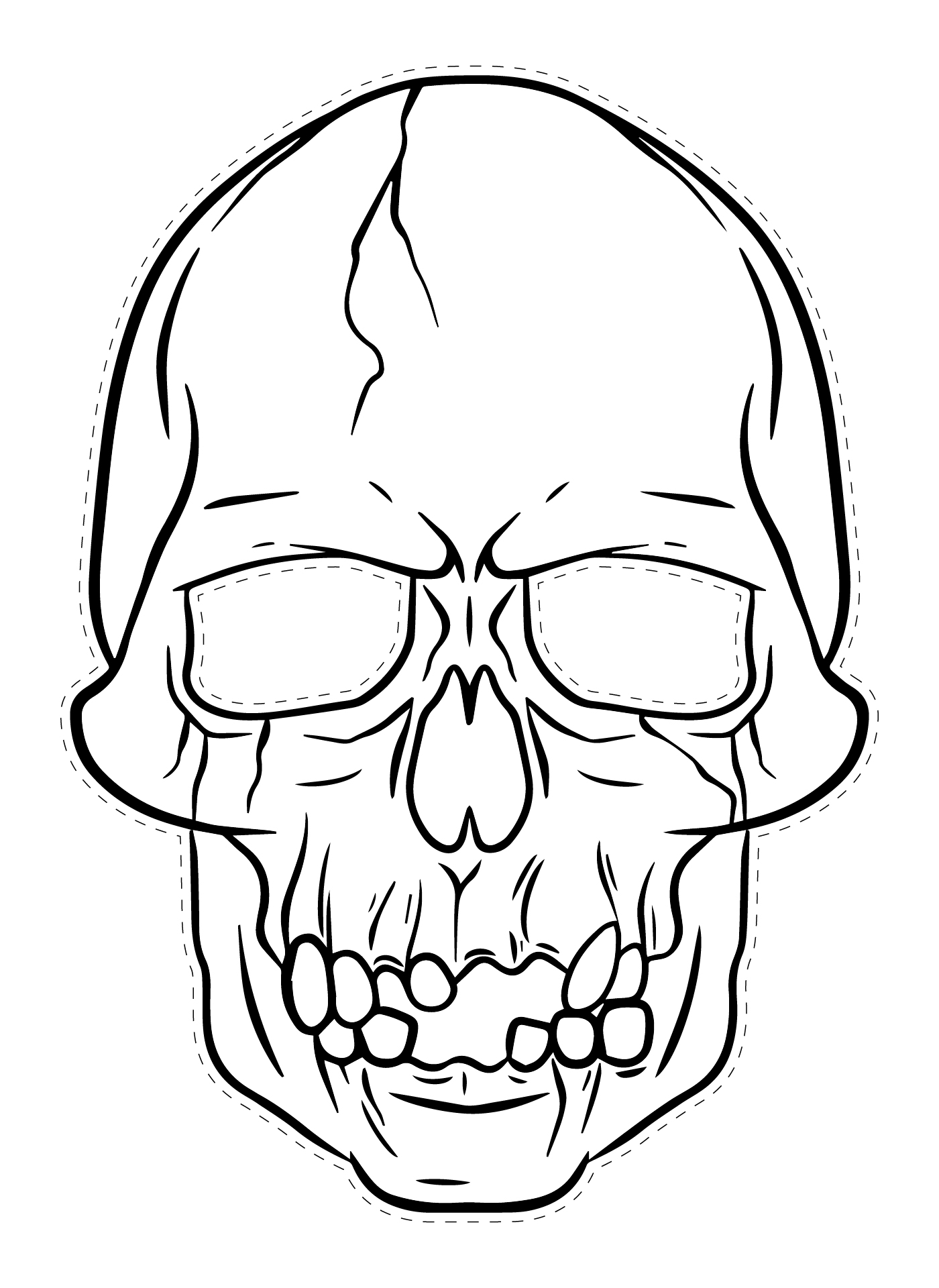 Skull Head Halloween Mask Skull Head Halloween Mask