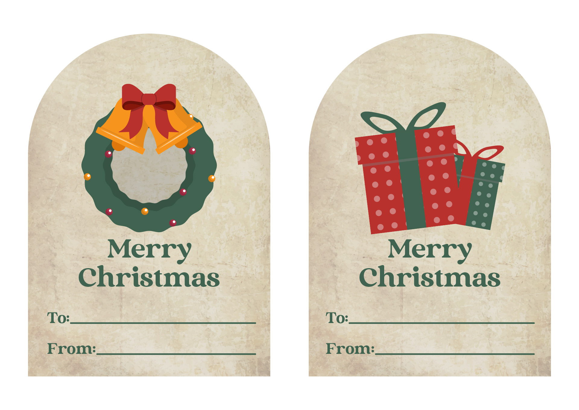 Vintage Christmas Gift Tags Printable Vintage Christmas Gift Tags Printable